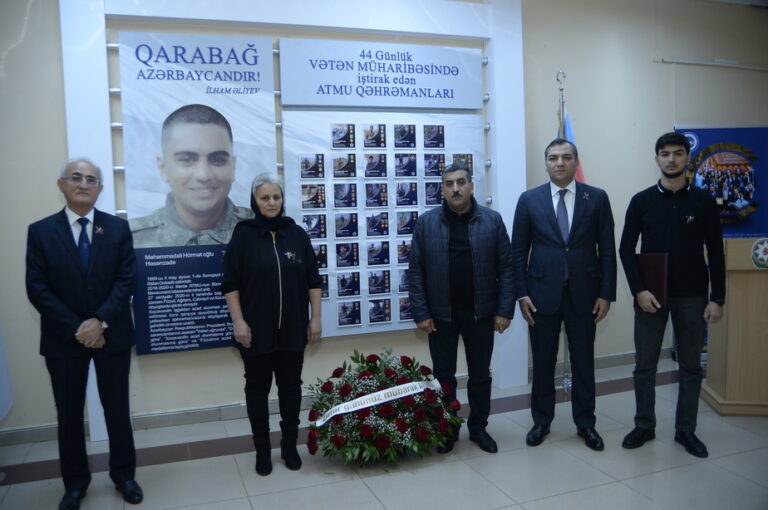 DTA-nın tabeliyində olan təhsil müəssələrindəki auditoriyalara şəhid məzunların adları verilib