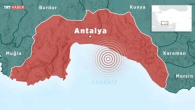 Alanyada zəlzələ qeydə alınıb