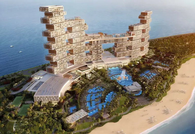 Böyük  maraqla  gözlənilən “Atlantis The Royal” hotel fevral ayında açılacaq