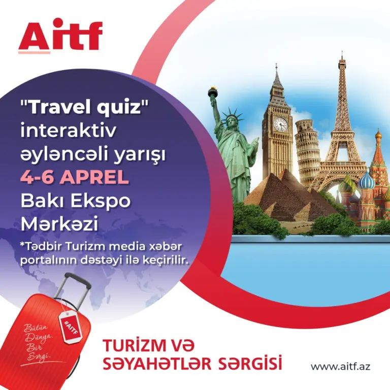 AİTF 2023  turizm sərgisində , “Travel Quiz”-in ilk günün qalibləri müəyyənləşdi.