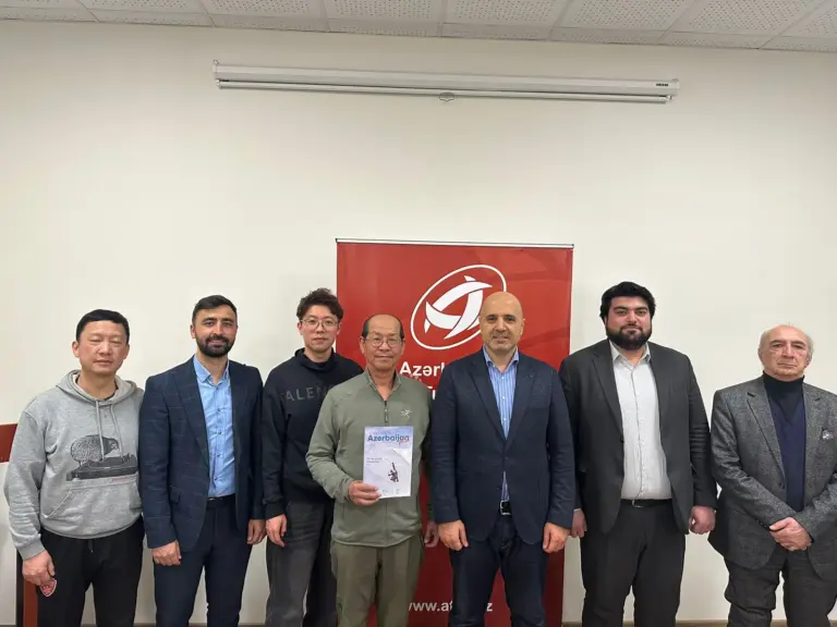 Çinin Nanshan Xizək Mərkəzinin prezidenti Lu Jian Göydəniz Qəhramanovla görüşüb