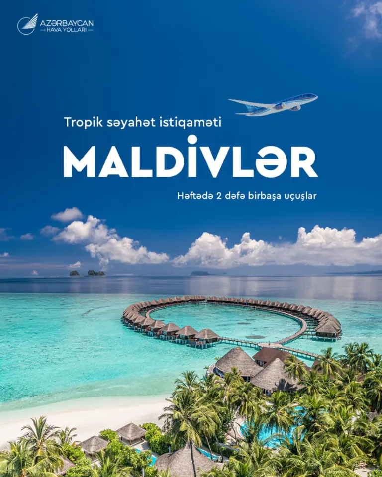 AZAL-dan Maldivlərə birbaşa reys