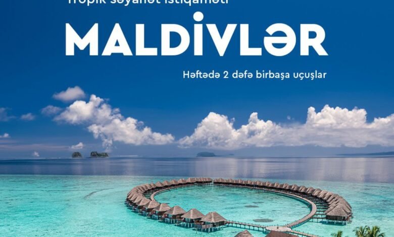 AZAL-dan Maldivlərə birbaşa reys 1 maldivle