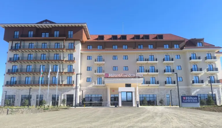 Ağdam şəhərində “Hilton Garden İnn” hotelinə baxış keçirilib.